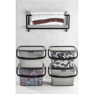 Set 4 recipiente alimentare , UnicUtil, Versatile Lightweight, Antracit - Img 3