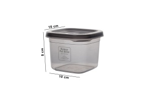 Set 6 recipiente alimentare , UnicUtil, Elegant Versatile, Antracit - Img 5