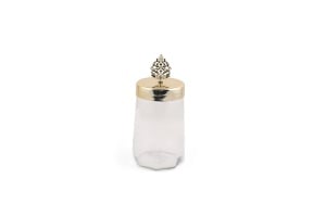 Set 6 recipiente condimente, UnicUtil, Spacious Durable, Transparent, Auriu, - Img 3