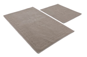 Set covorase baie 2 piese, Elegant Design, UnicUtil, Mink, Multicolor - Img 2