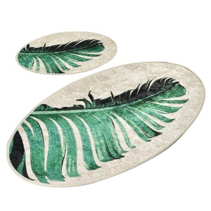 Set covorase baie 2 piese, Modern Look, UnicUtil, Multicolor - Img 2