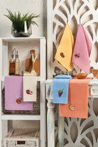 Set prosoape bucatarie 6 bucati, Elegant Design, UnicUtil, Multicolor - Img 1