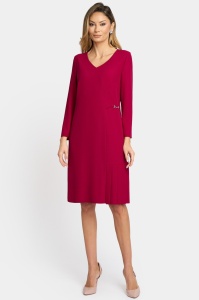 Rochie de zi R 974 ciclam - Img 1