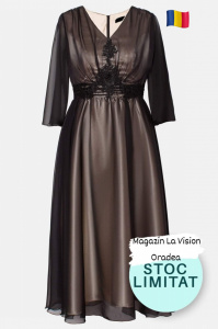Rochie eleganta din voal negru