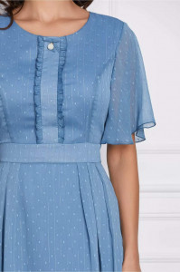 Rochie vaporoasa albastra - Img 2