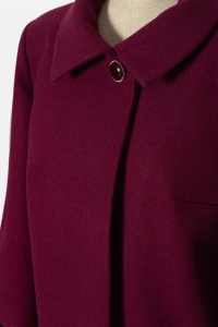 Capa eleganta din stofa 286 burgundy - Img 2