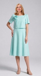 Rochie casual R 208 baby blue marimi mari