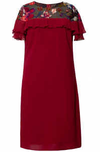 Rochie de zi grena - Img 2
