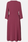 Rochie din voal R 74 grena shiraz - Img 3