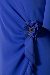 Rochie eleganta R 082 albastru - Img 3