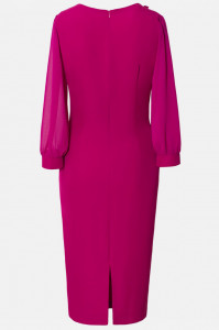 Rochie eleganta ciclam - Img 3