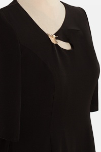 Rochie eleganta R 027 negru - Img 2