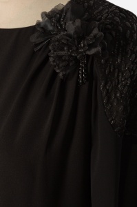 Rochie eleganta R 098 negru - Img 3