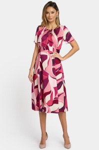 Costum elegant cu rochie grej - Img 4