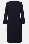 Rochie de zi bleumarin floare - Img 2