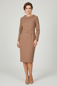 Rochie de zi R 024 cafea cu lapte