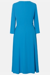 Rochie din voal R 74 albastru capri - Img 3