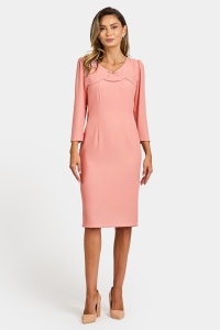 Rochie eleganta R 052 roz