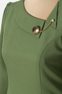 Rochie eleganta 113 verde - Img 3