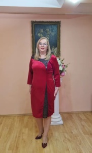 Rochie eleganta din catifea R 124 rosie
