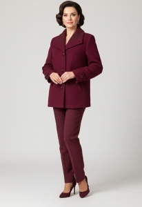 Scurta dama 739 burgundy