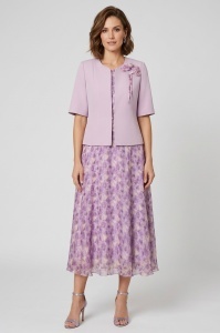Compleu cu sacou si rochie 948 mov lila