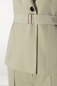 Compleu office cu vesta si pantalon 34 vernil - Img 2