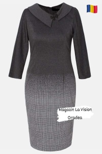 Rochie de zi negru caruri - Img 1
