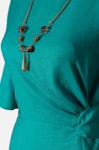 Rochie de zi R 07 turcuaz - Img 2