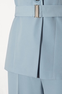 Compleu office cu vesta si pantalon 34 bleu - Img 2