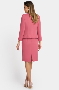 Costum cu rochie 945 roz - Img 5
