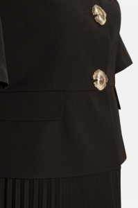 Costum cu sacou si fusta 151 negru - Img 2