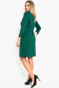 Rochie de zi broderie verde - Img 3