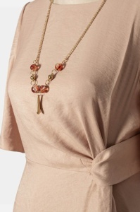 Rochie de zi R 07 bej - Img 2