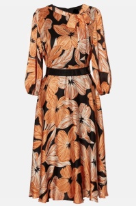 Rochie din voal R 10 portocaliu