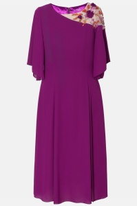 Rochie eleganta din dantela mov