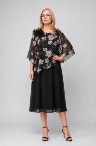 Rochie eleganta din voal R 25 negru