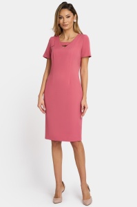 Costum cu rochie 945 roz - Img 2