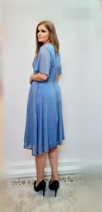 Rochie vaporoasa albastra - Img 3