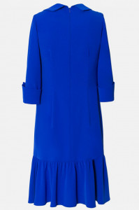 Rochie de zi albastra cu volan - Img 4