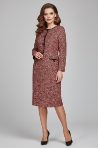 Rochie de zi R 976 rosu