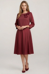 Rochie eleganta R 16 bordo marimi mari