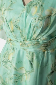 Rochie eleganta R 250 verde marimi mari - Img 2