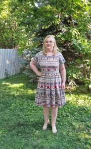 Rochie de zi motiv traditional