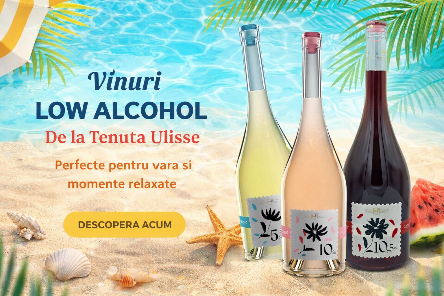 Vinuri low alcohol de la Tenuta Ulisse