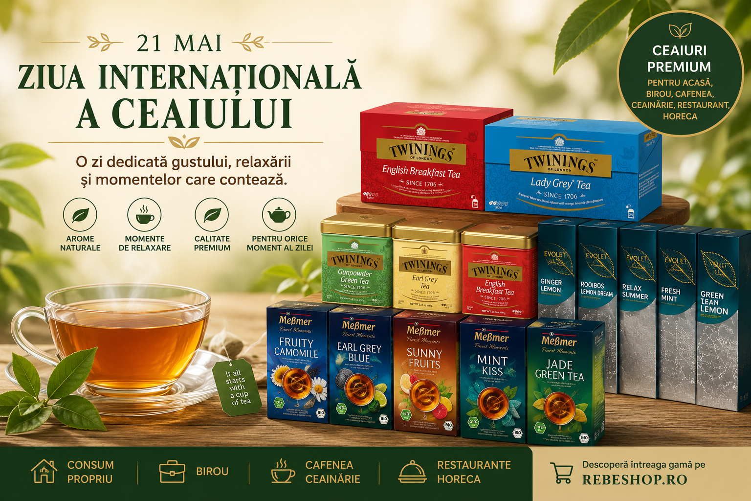 21 Mai Ziua Internationala a Ceaiului