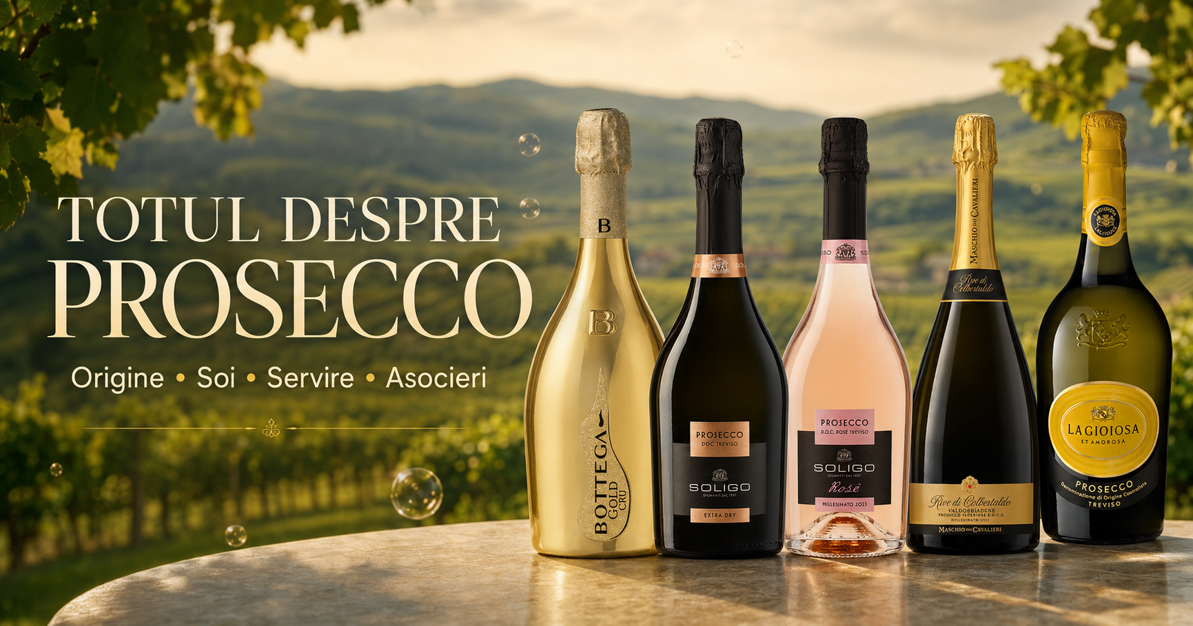 Ce este Prosecco? Origine, soi, servire si asocieri