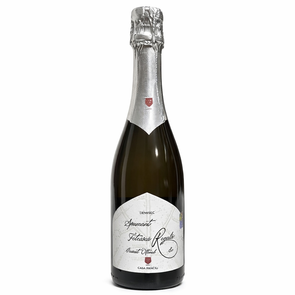Casa Panciu Spumant Feteasca Regala & Muscat Ottonel Demisec 0.75L