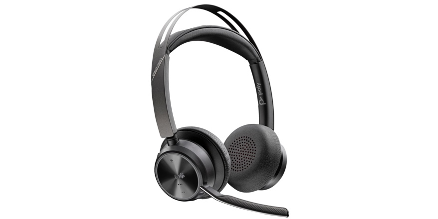 Casti Head-band HP Voyager Focus 2, Wireless, noise-canceling, Negru