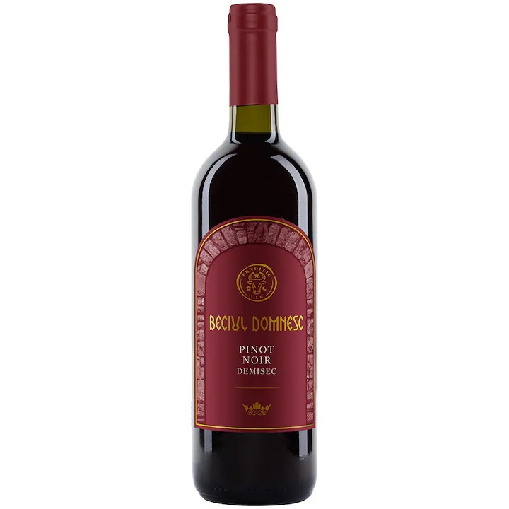 Vin Beciul Domnesc Pinot Noir Rosu Demisec 0.75L